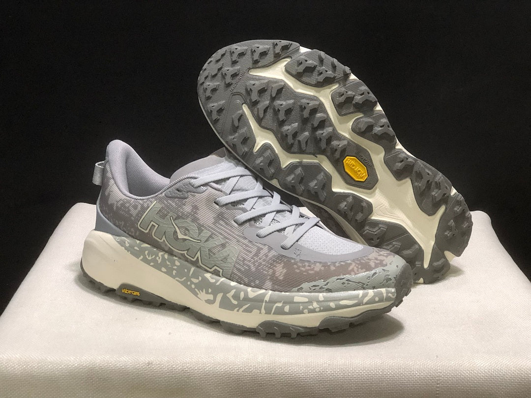 HOKA Speedgoat 6 Trail Running Shoes in Gray