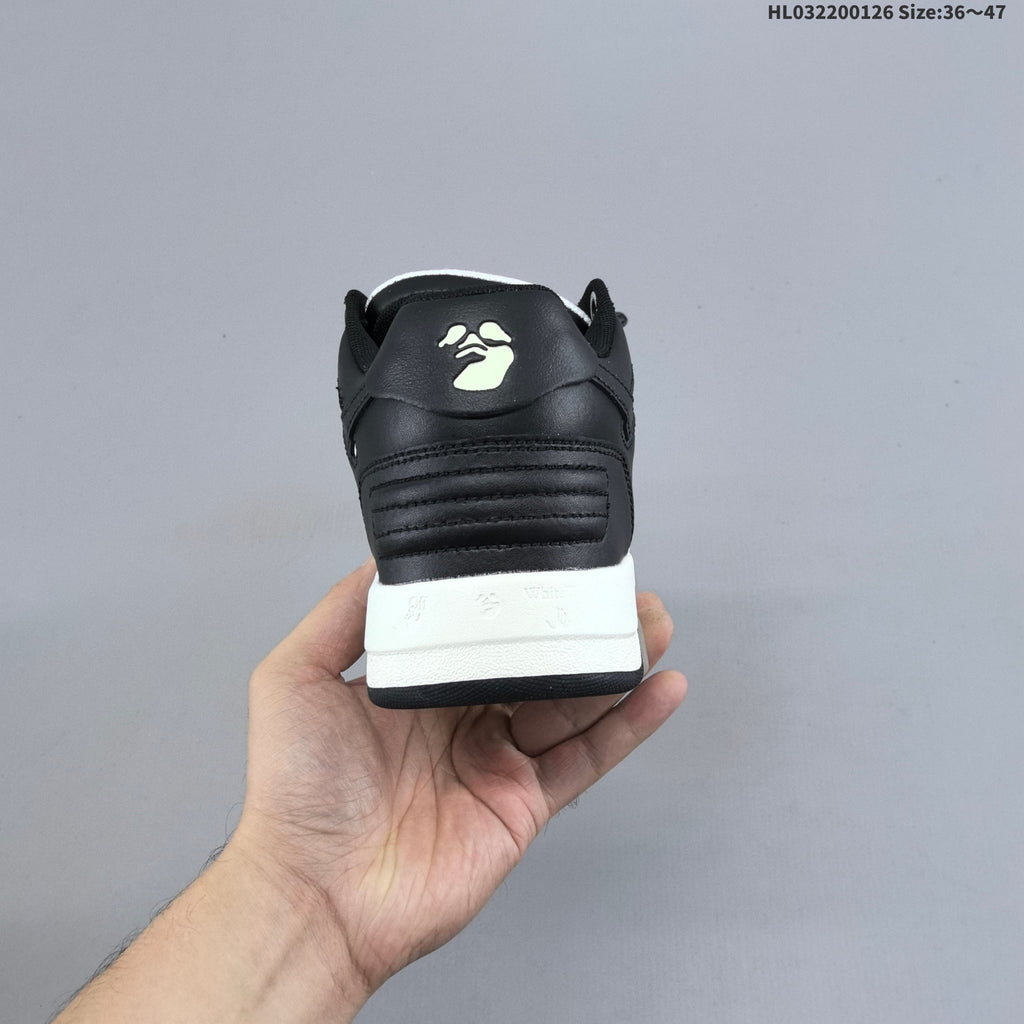 Off-White Out Of Office Low-Top Sneakers Black White