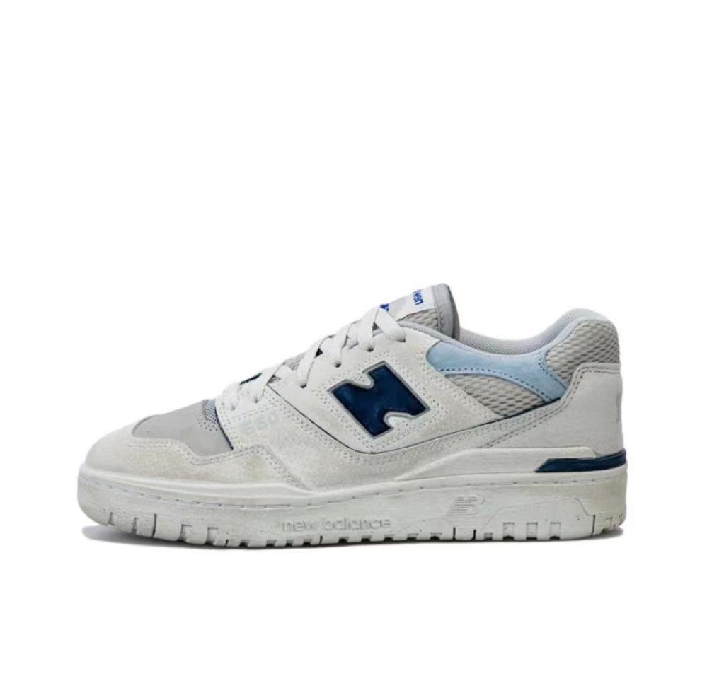New Balance 550 GD1 Sneakers in White and Blue