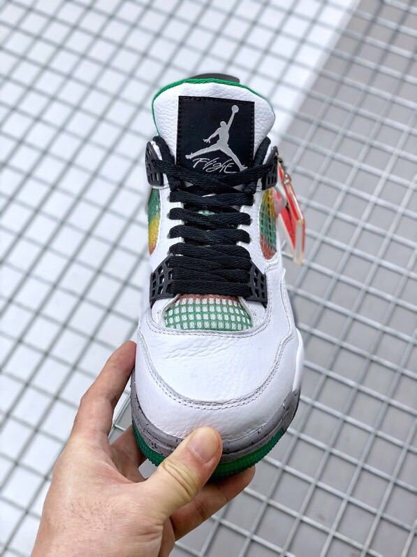 Air Jordan 4 Do the Right Thing White Basketball Sneakers
