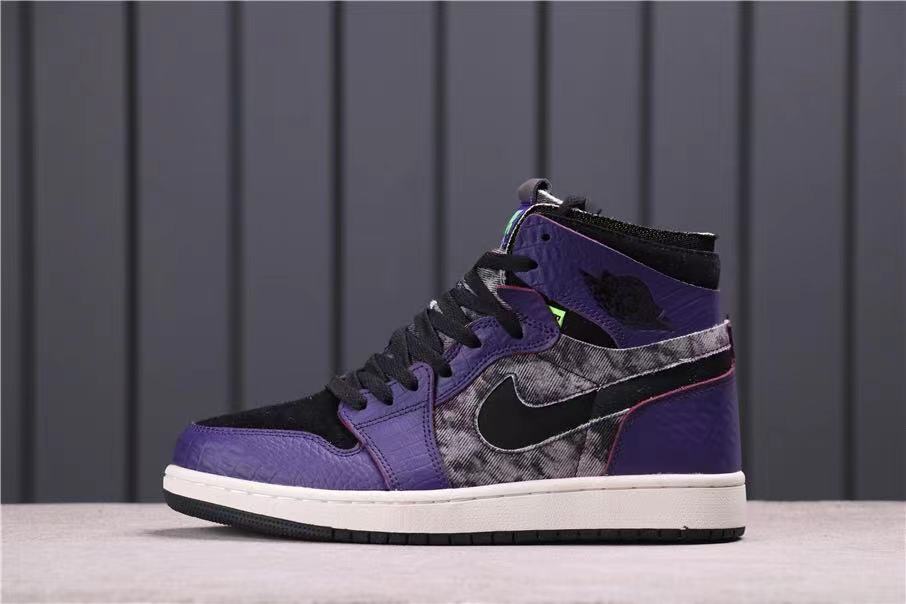 Jordan 1 Zoom Air CMFT Bayou Boys Black Purple DC2133-500