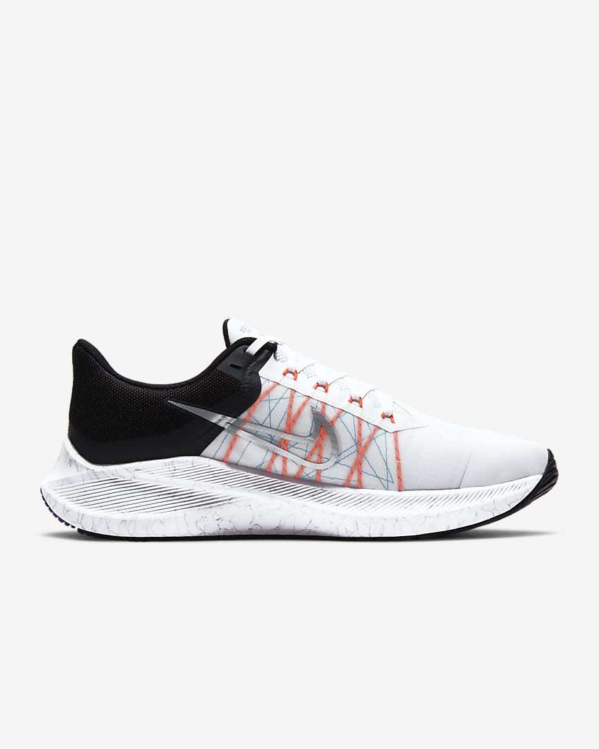 Nike Zoom Winflo 8 Running Shoes White Black CW3419-101