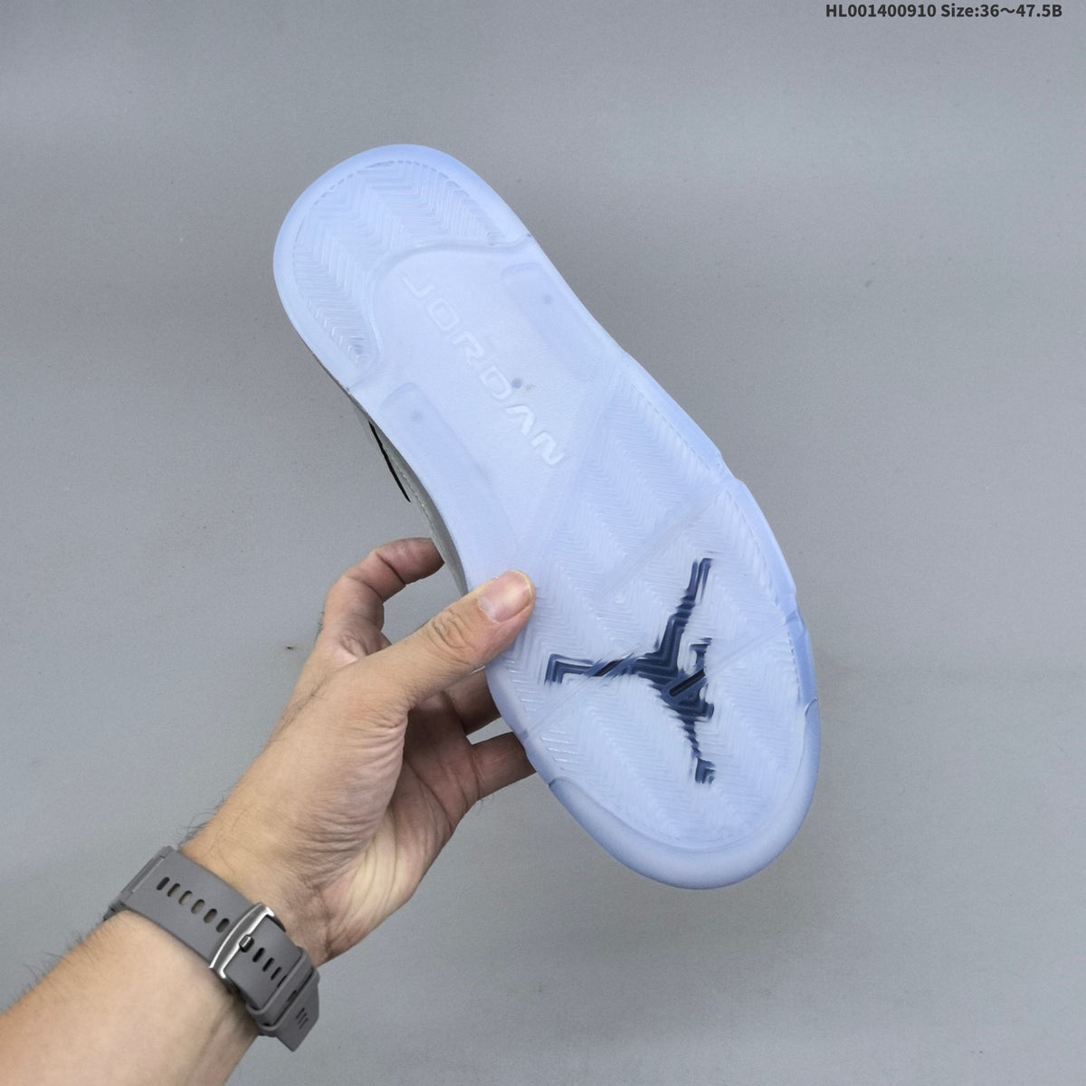 Jordan Air Jordan 5 Retro Wolf Grey High-Top Sneakers