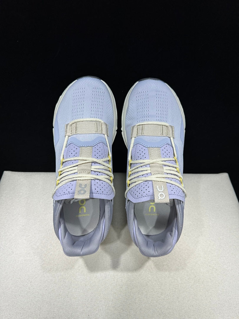 On Cloudnova 2 Sneakers in Purple and Blue