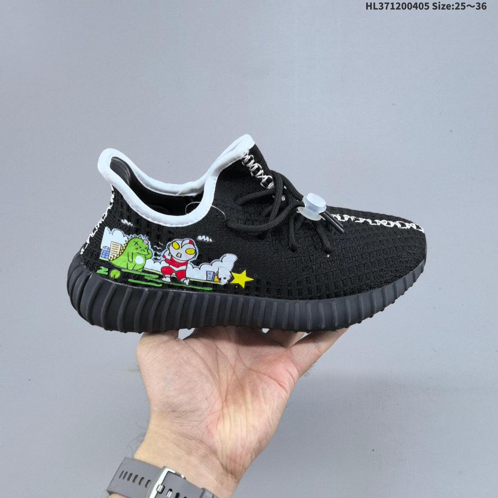 adidas Yeezy 350 V2 Kids Graphic Sneakers