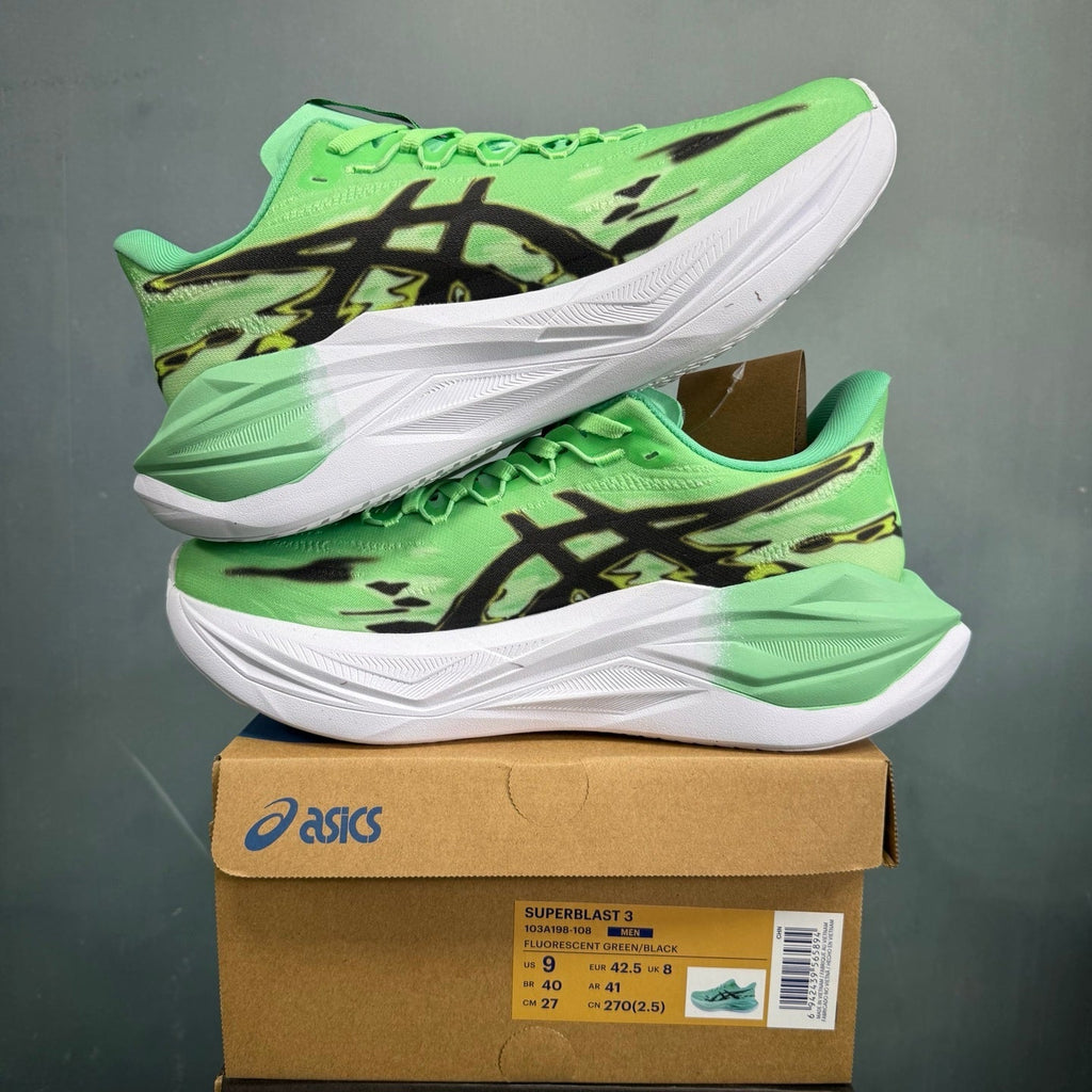 ASICS Superblast 3 Running Shoes Fluorescent Green/Black