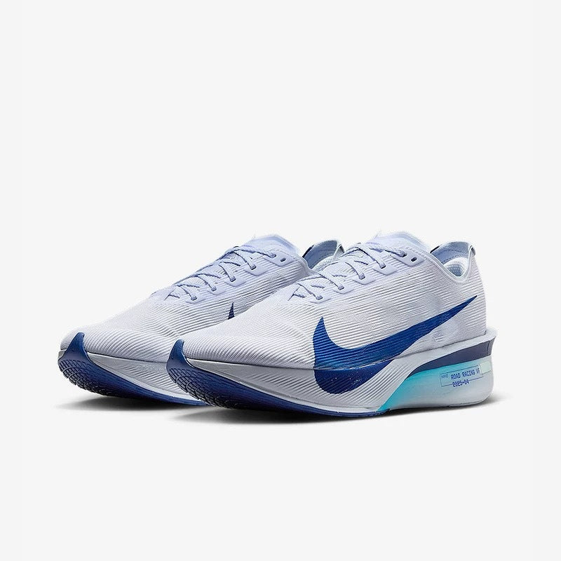 Nike Vaporfly Next% 4 Road Racing Shoes, White and Blue HF6414-001