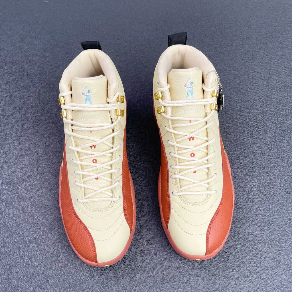 Jordan 12 Retro Eastside Golf Sneakers Cream Brown DV1758-108