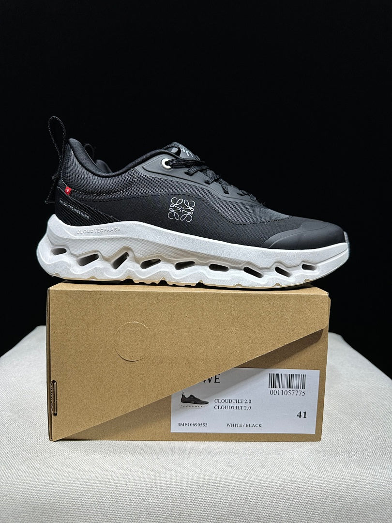On Cloudtilt 2.0 Black and White Sneakers