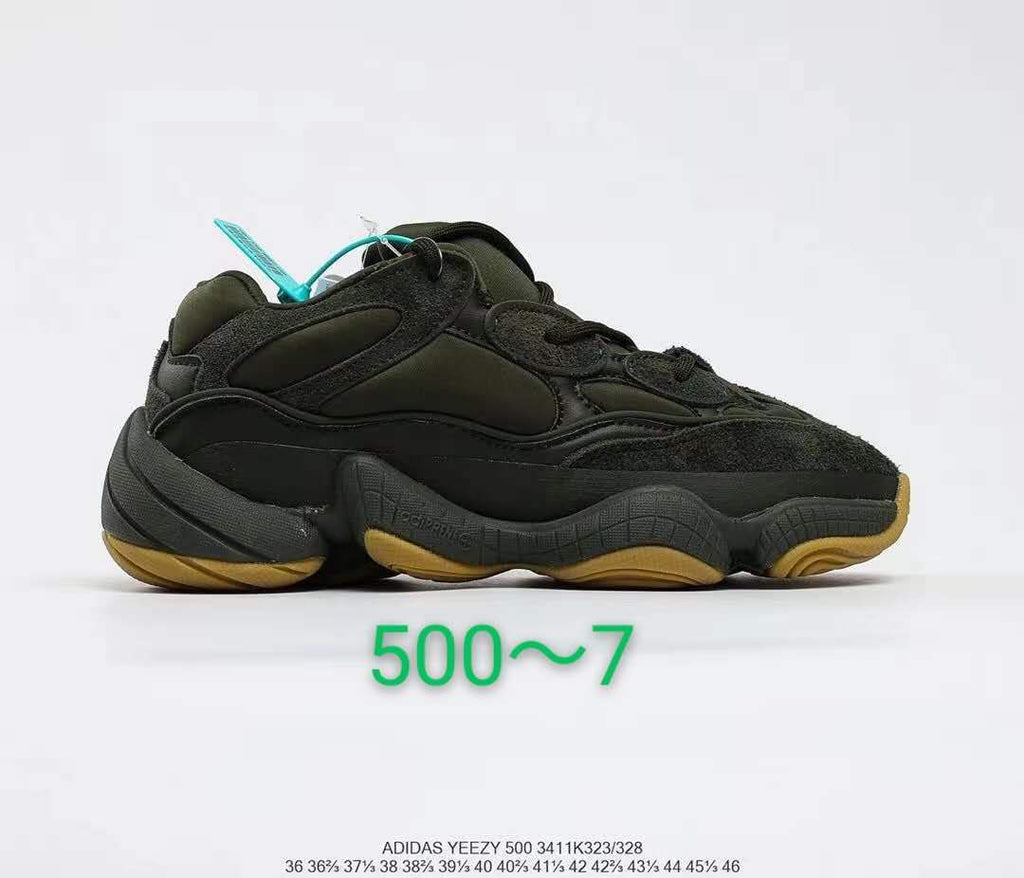 Adidas Yeezy 500 Sneakers Dark Grey Gum FY3028