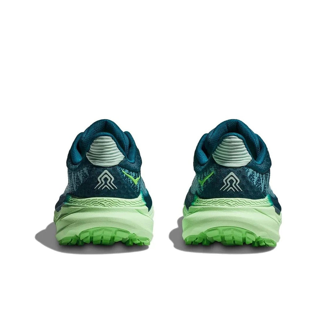 HOKA Challenger 7 Trail Running Shoes Blue Green