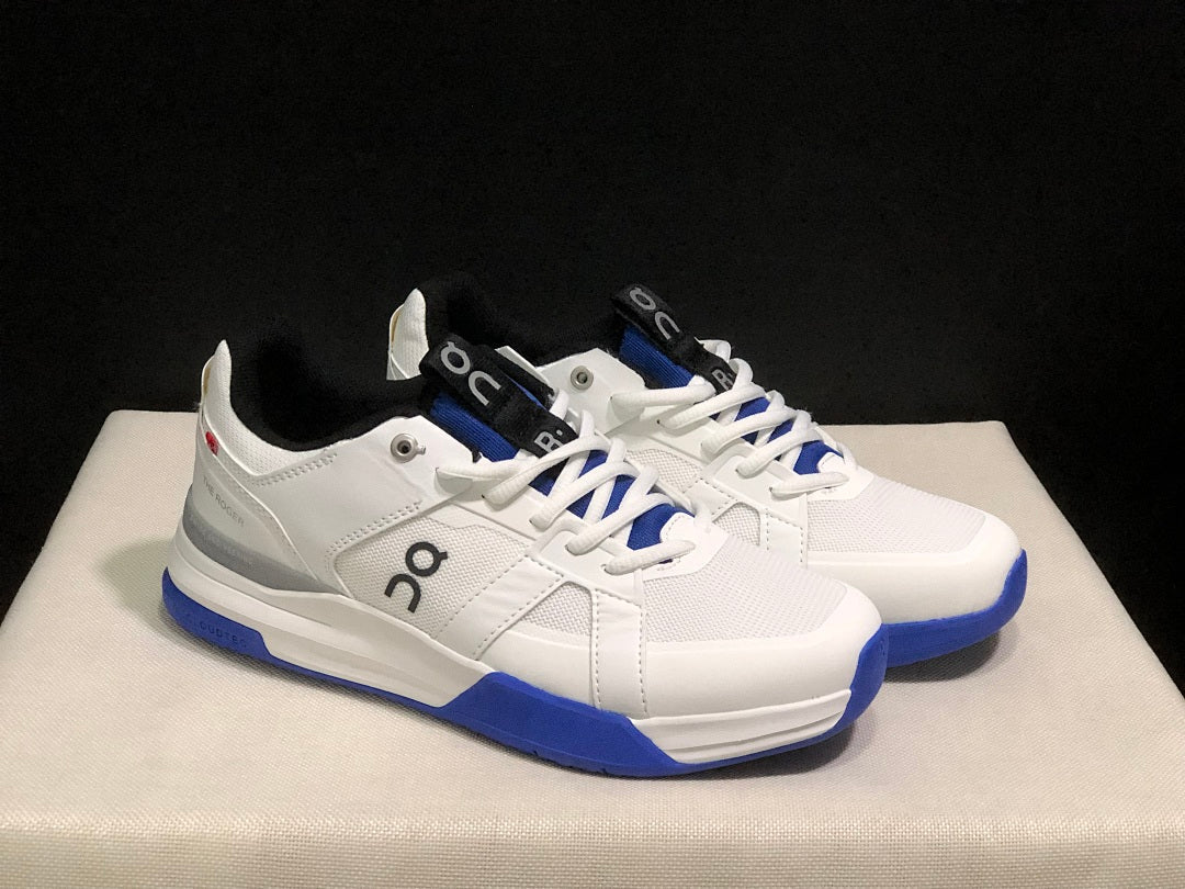 On The Roger Clubhouse Pro White Blue Sneakers
