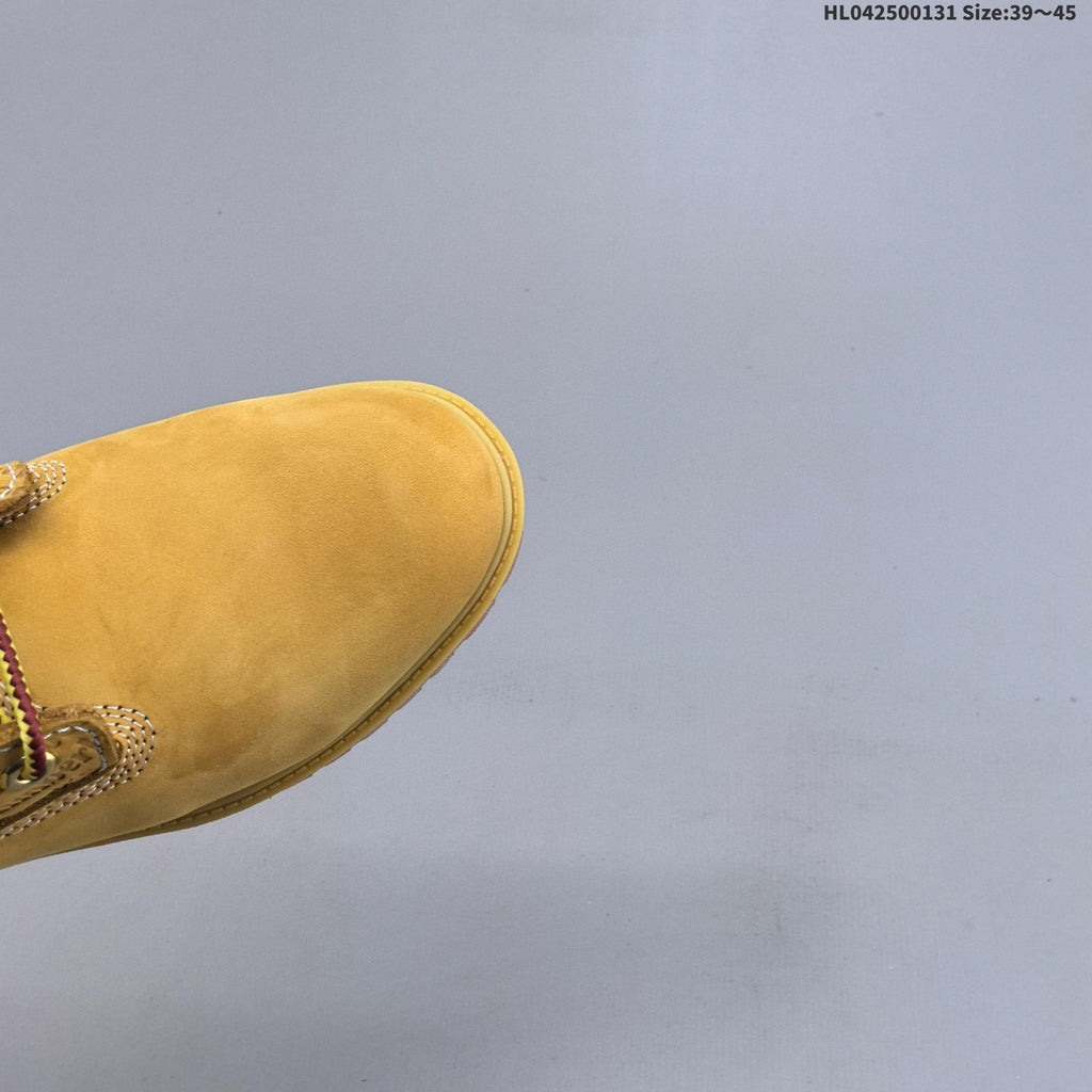 Timberland Yellow Lace-Up Ankle Boots