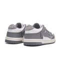 Gray and White Low-Top Sneakers MFS003-043