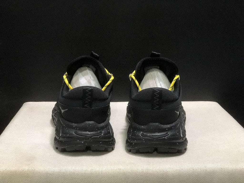 HOKA Tor Summit Trail Sneakers Black and Yellow