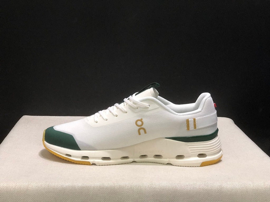 On Cloudnova Form 2 Sneakers in White and Green