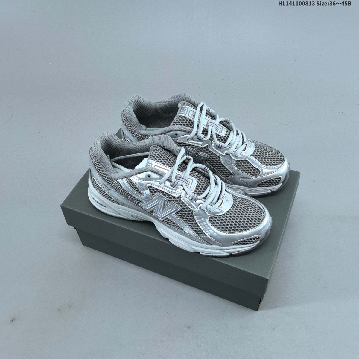 New Balance 740 Sneakers in Grey and Silver CR740MG