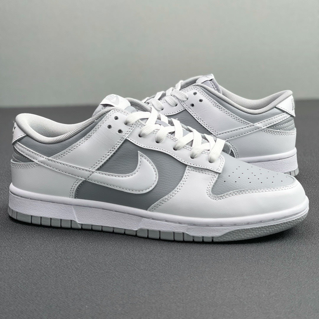 Nike Dunk Low Retro Sneakers, Wolf Grey/White, DJ6188-003