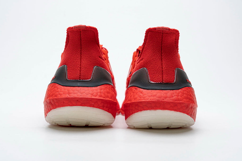adidas Ultraboost 21 Running Shoes FY0387 Red Black