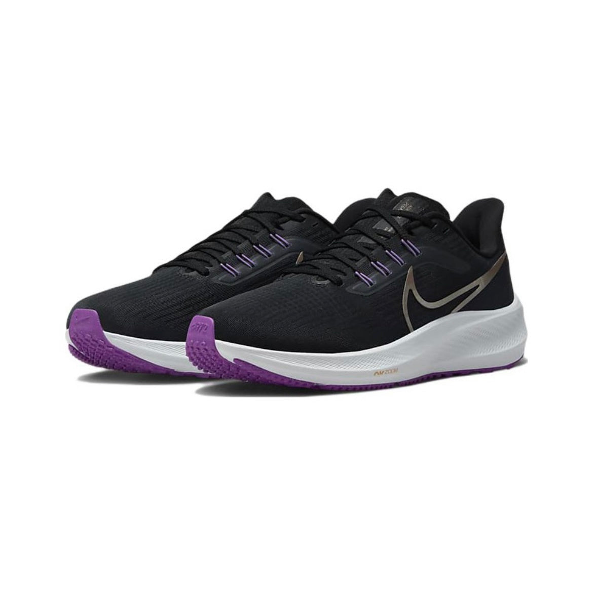 Nike Air Zoom Pegasus 39 Running Shoes Black Purple DH4071-008