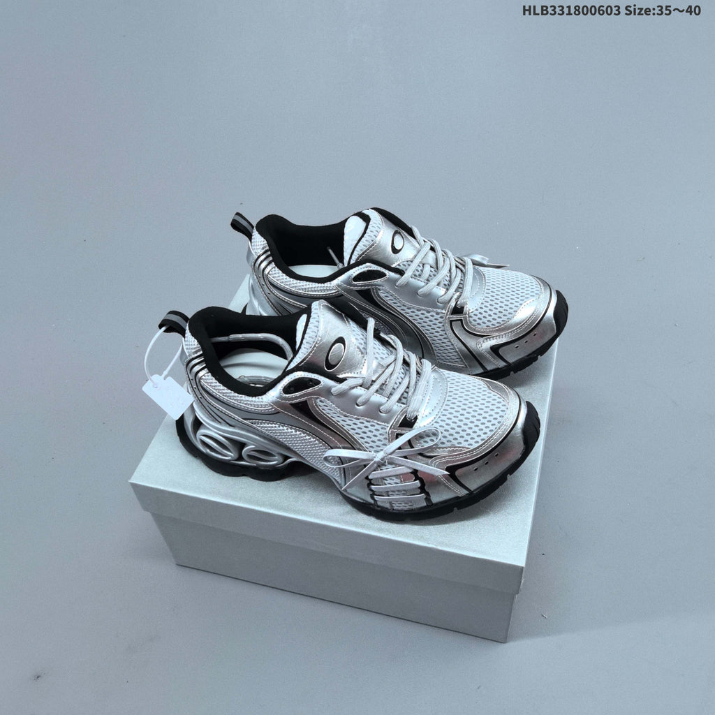 GG-CC Silver Bow Platform Sneakers G26U4372F
