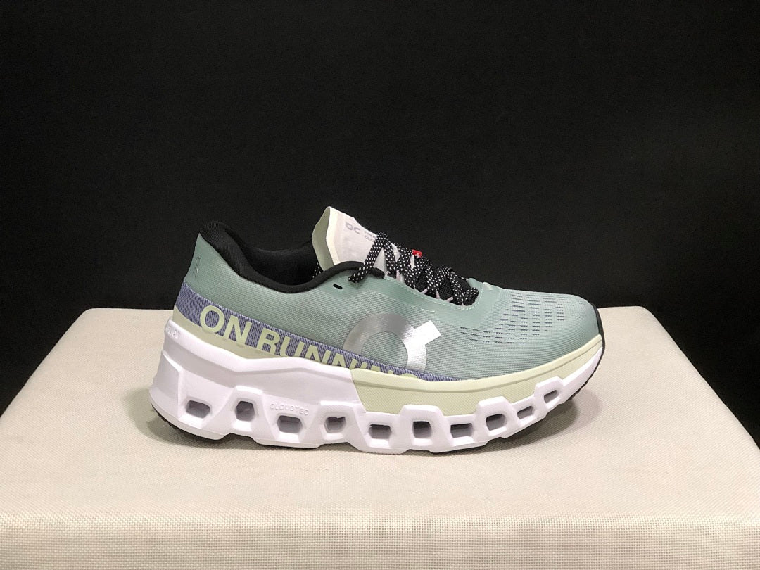 On Cloudmonster 2 Running Shoes, Mineral Aloe