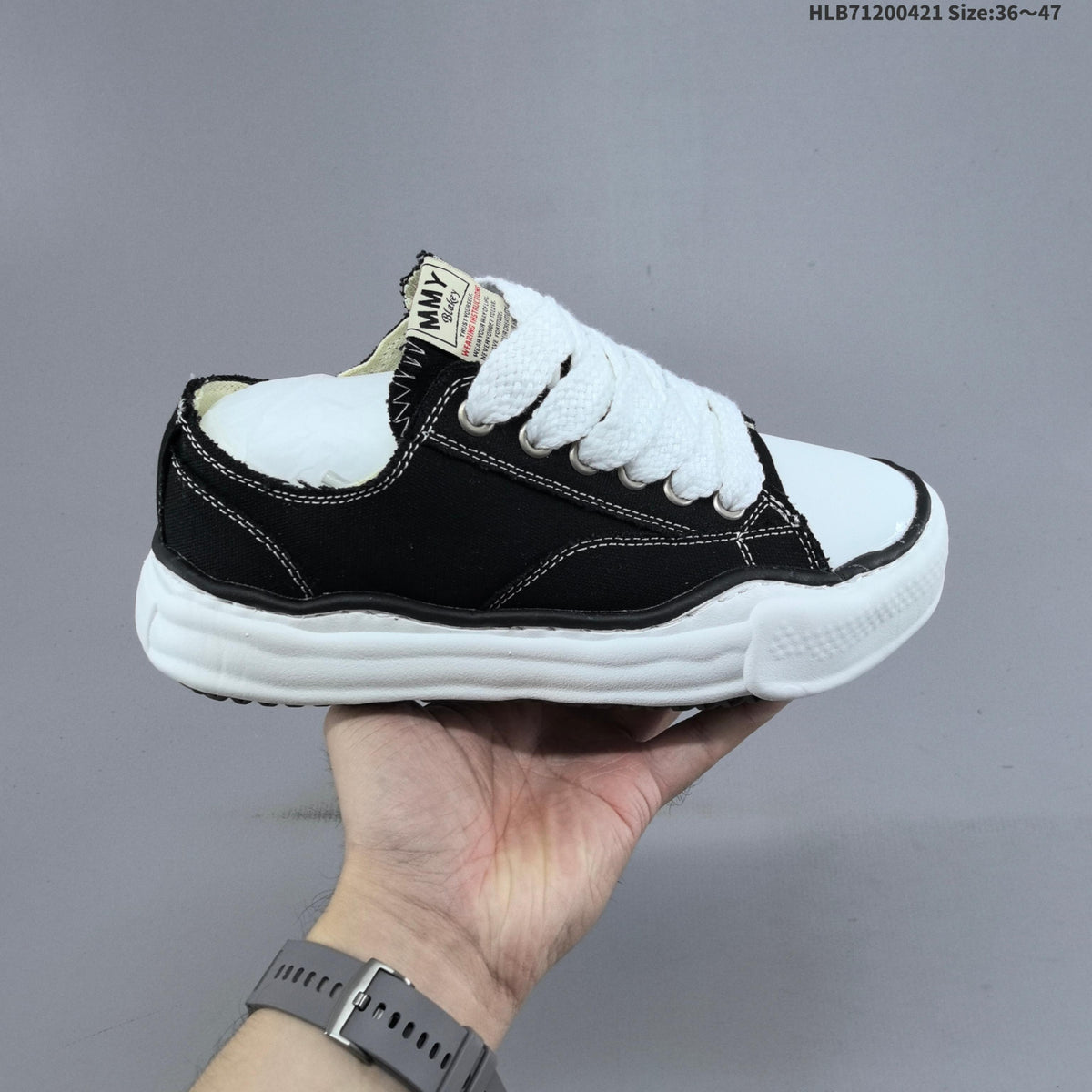 Maison MIHARA YASUHIRO Original Sole Canvas Low Sneakers