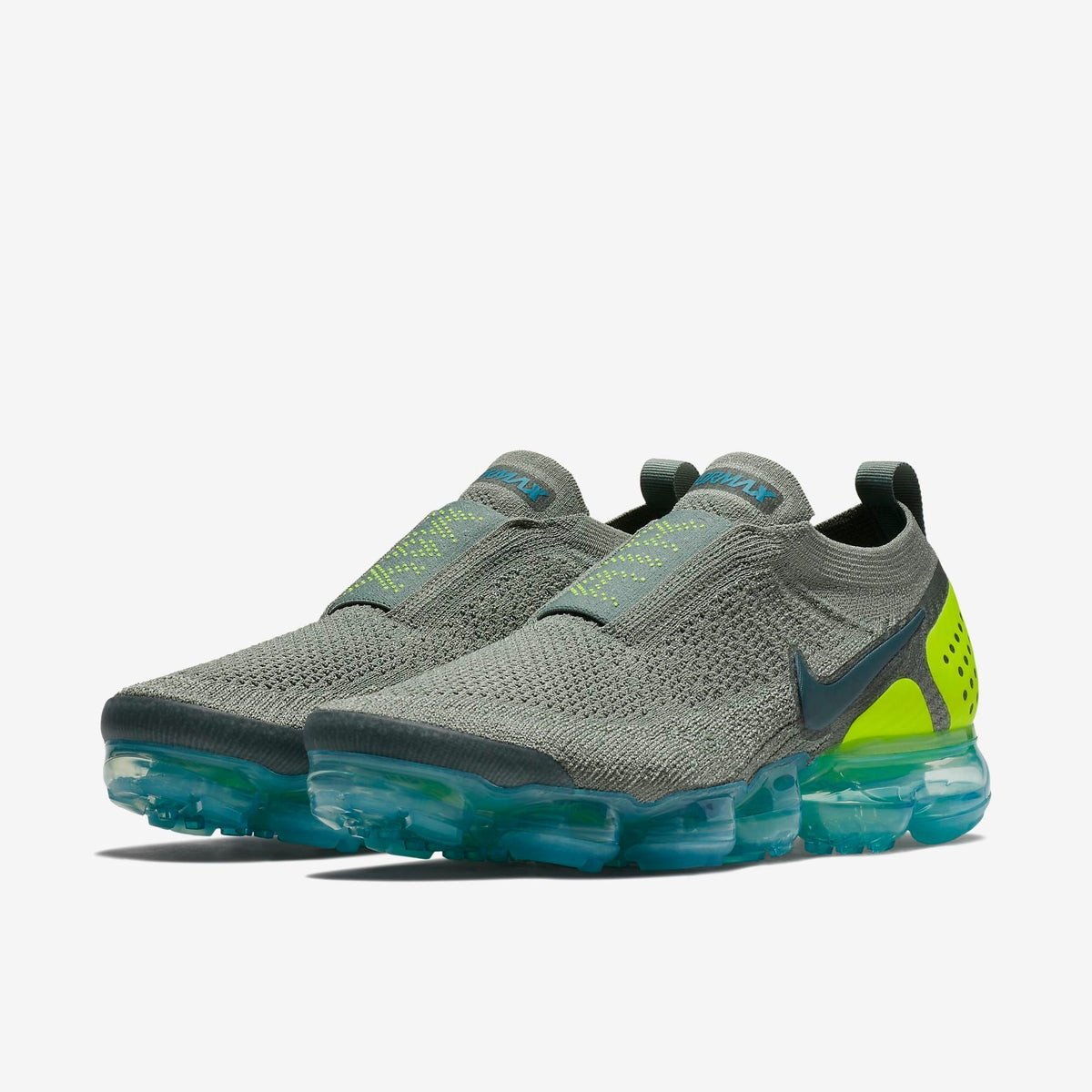 Nike Air VaporMax Flyknit MOC 2 Sneakers Grey Volt