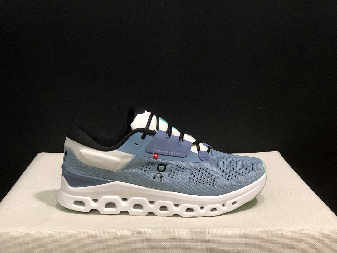 On Cloudstratus 3 Running Shoes, Blue Gray