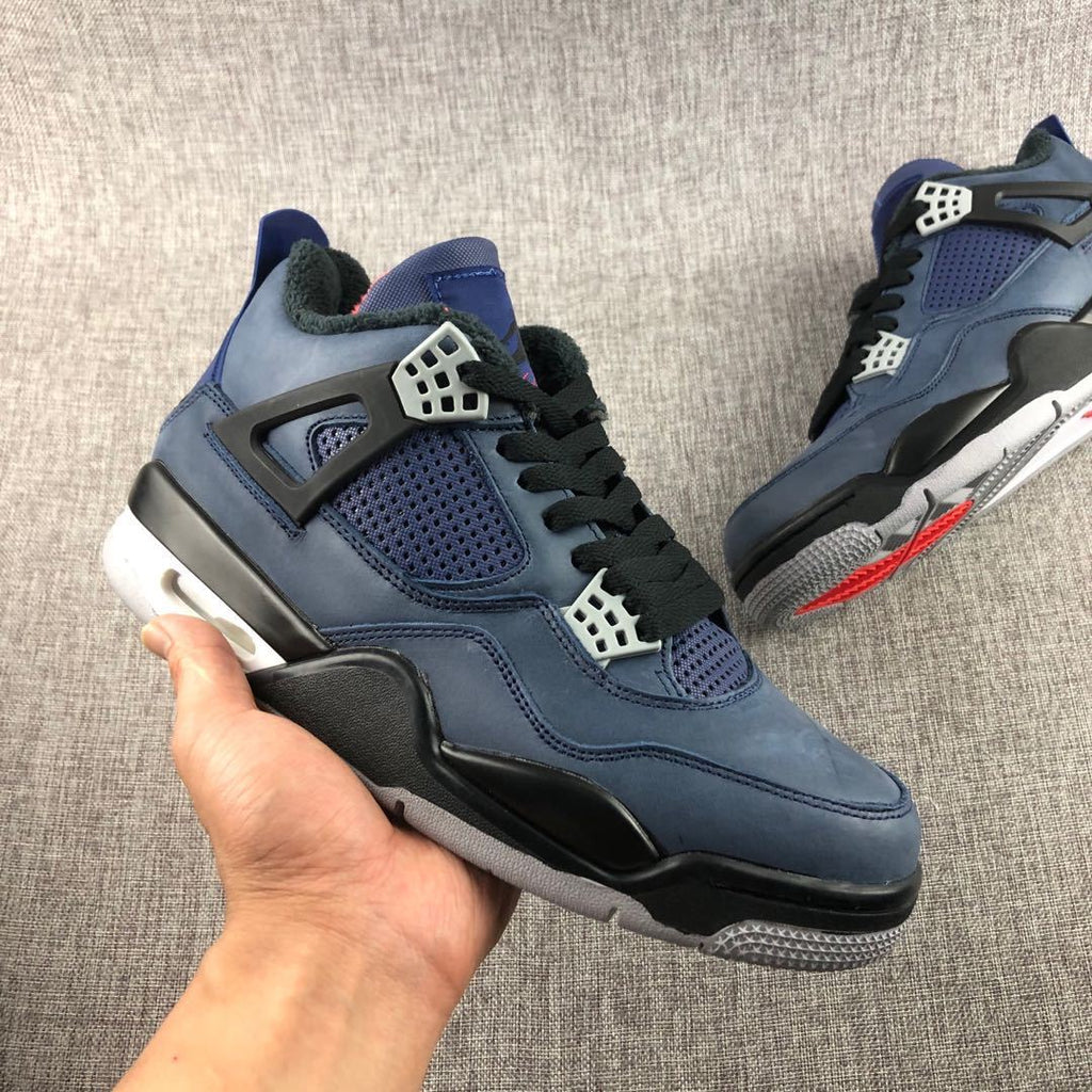 Jordan Air Jordan 4 Little Eminem Navy Sneakers
