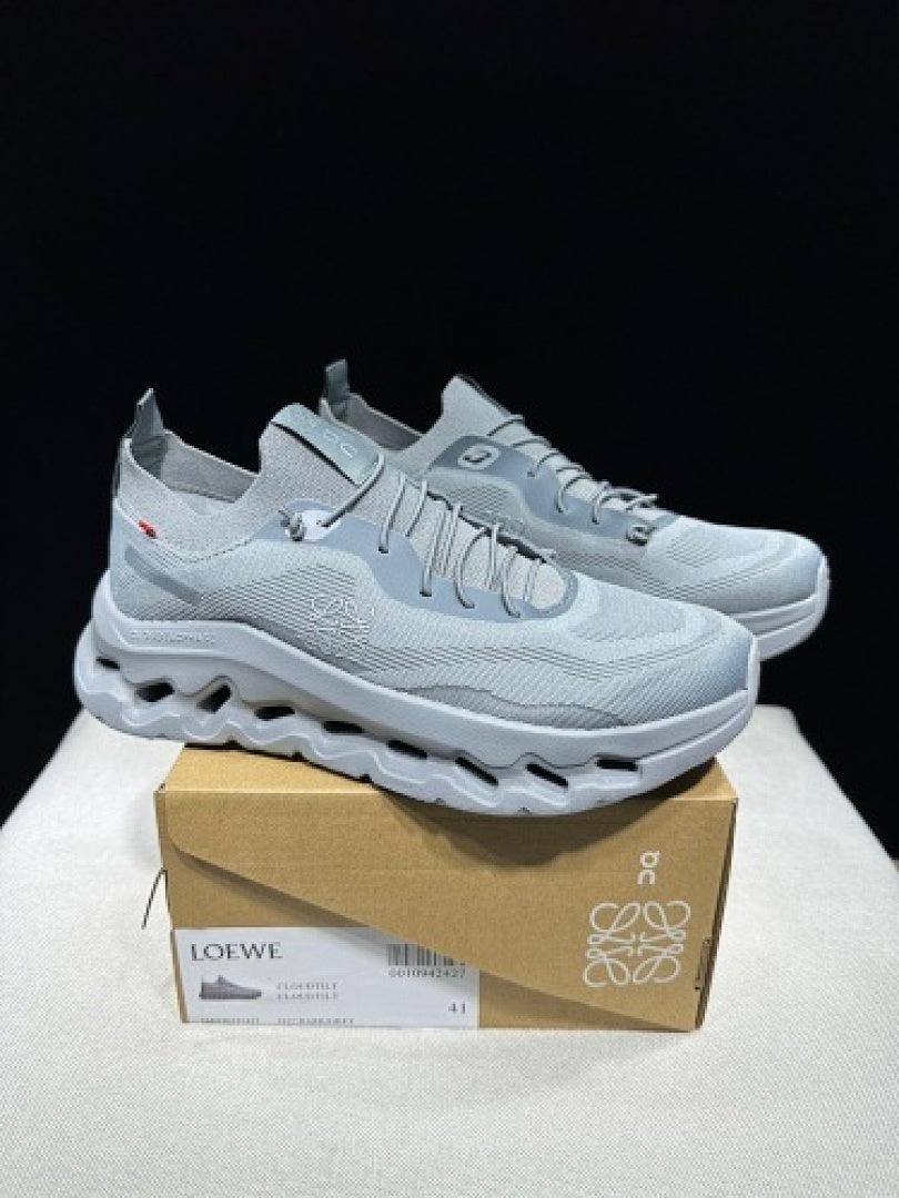 On x Loewe Cloudtilt Sneakers in Grey