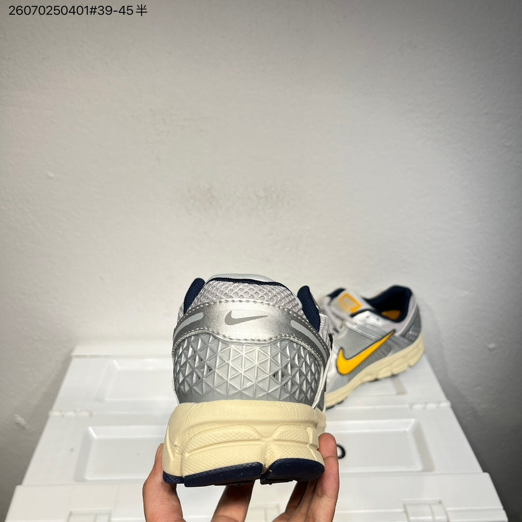 Nike Air Zoom Vomero 5 Running Shoes White Grey Yellow