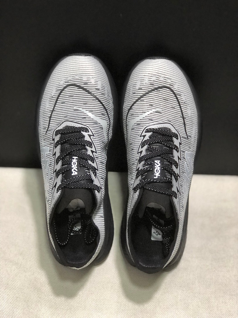 HOKA Mach X 2 Running Shoes in White and Black
