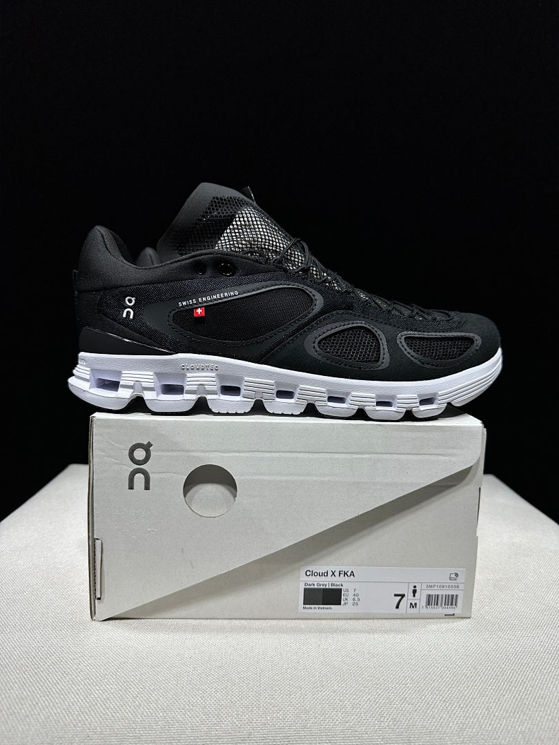 On Cloud X FKA Twigs Sneakers in Black and White