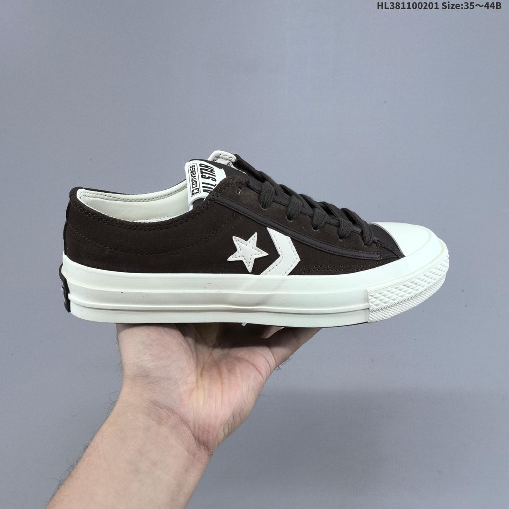 Converse One Star Low-Top Sneakers in Black and White