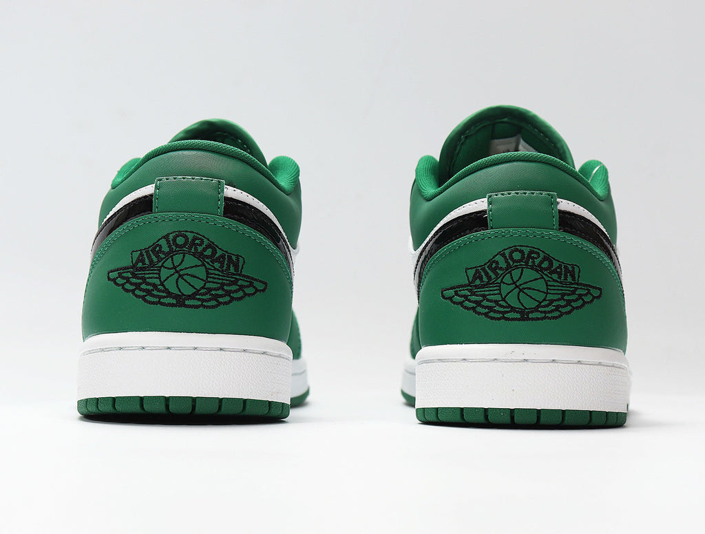 Jordan Air Jordan 1 Low White and Green Sneakers 553558-301