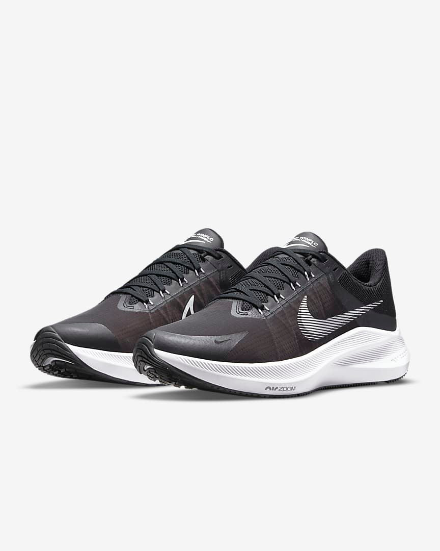 Nike Zoom Winflo 8 Running Shoes Black White CW3419-006