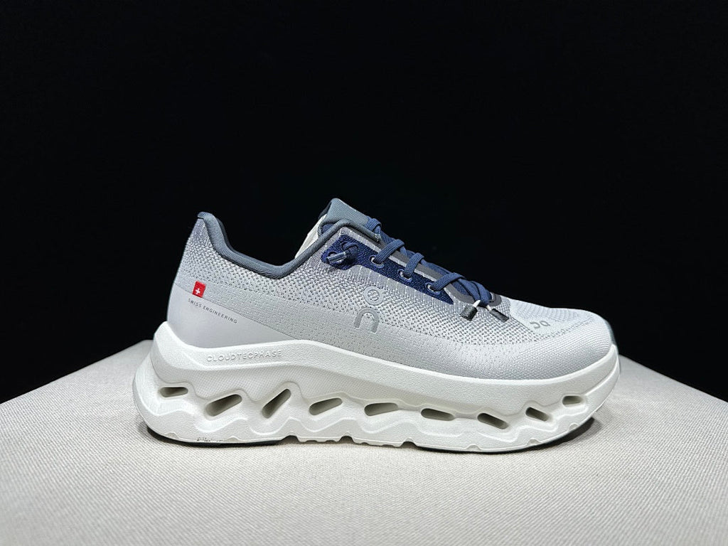 On Cloudtilt Sneakers in White and Navy