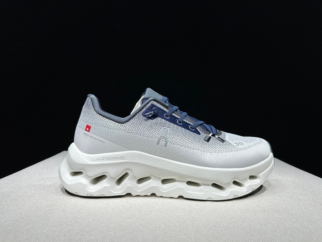 On Cloudtilt Sneakers in White and Navy