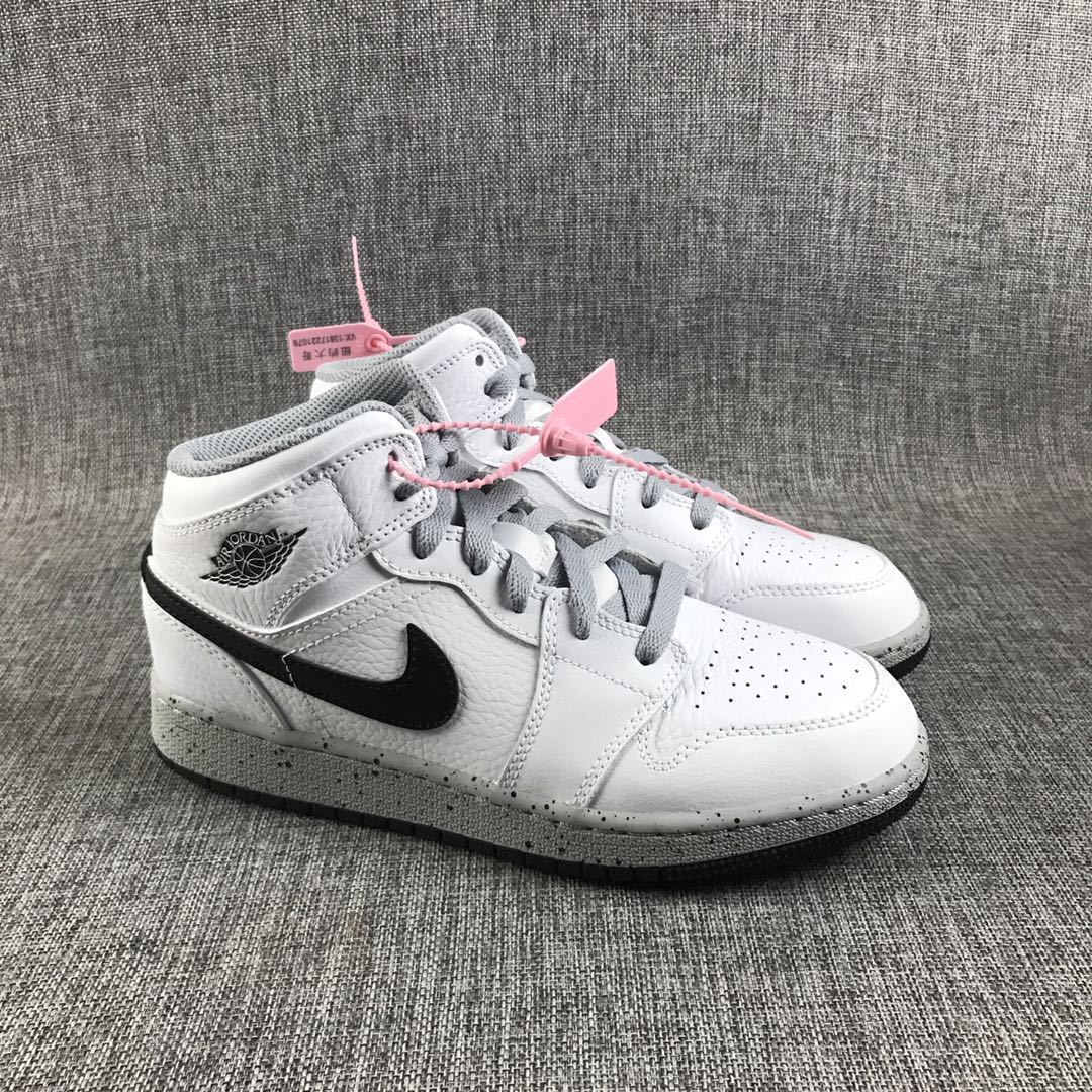 Jordan 1 High White Cement Sneakers