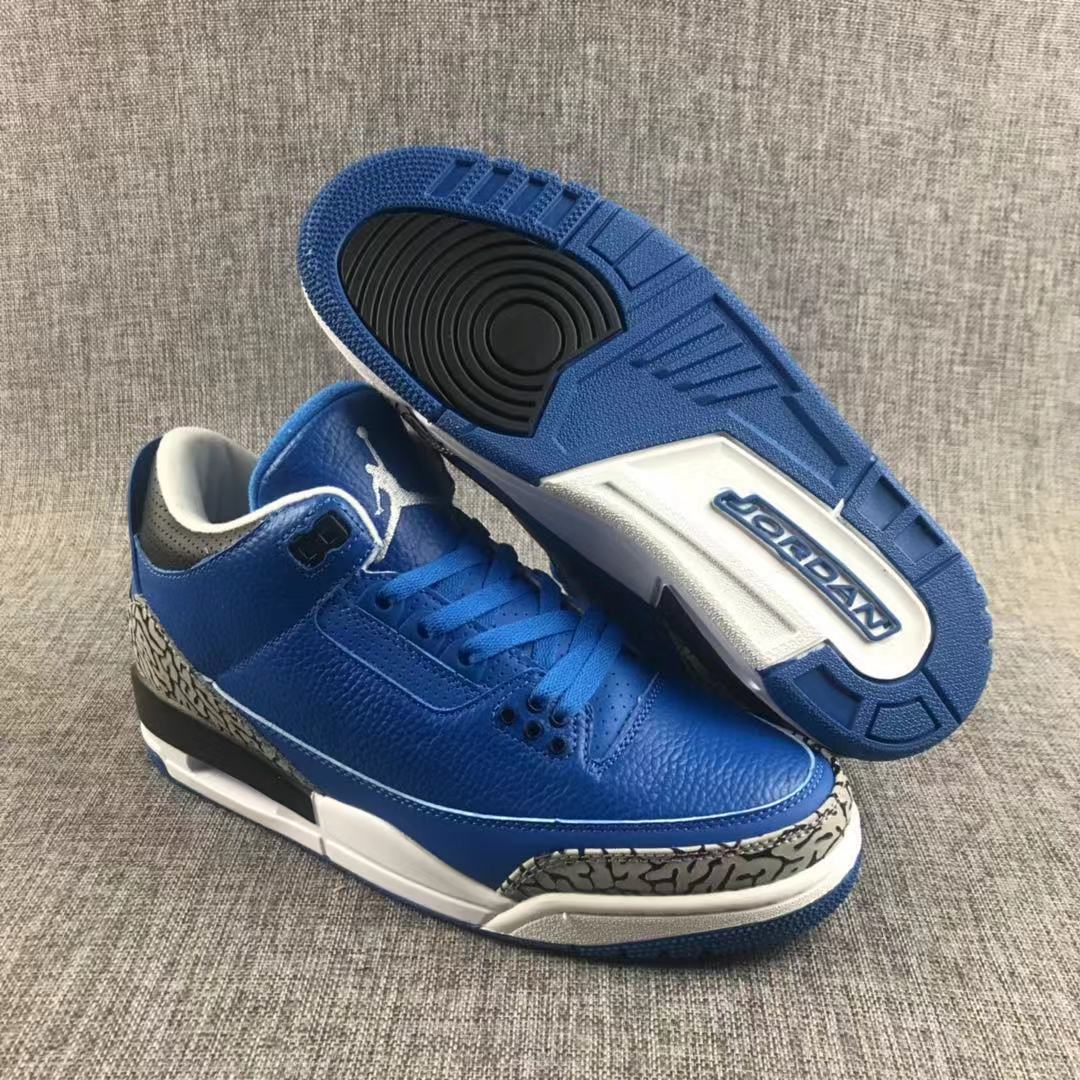 Jordan Air Jordan 3 Blue Elephant Print Sneakers