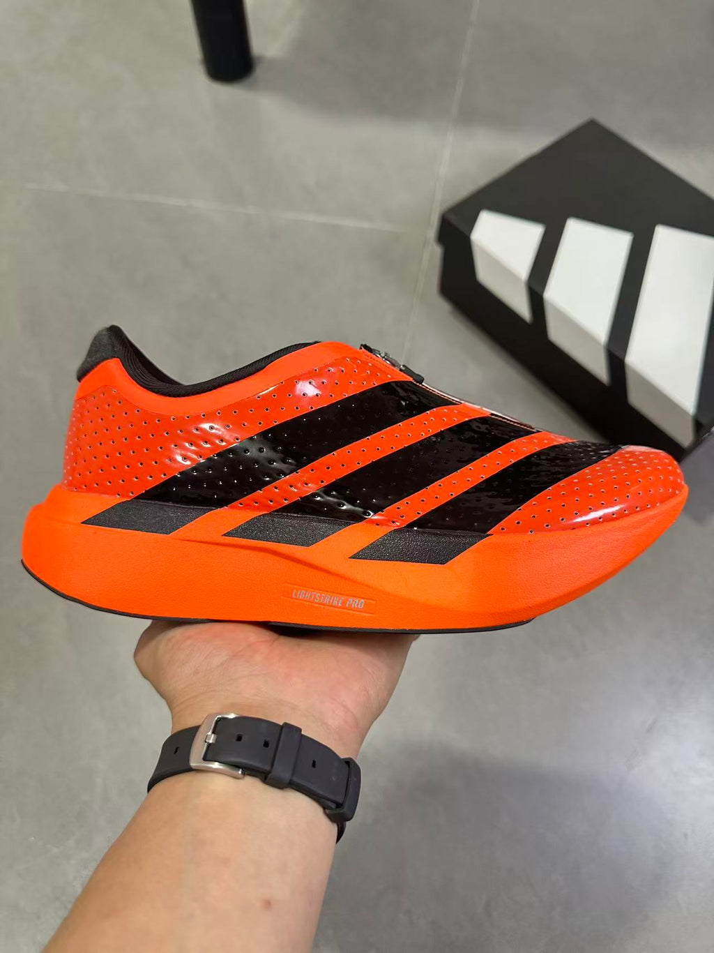 adidas Terrex Agravic Pro Trail Running Shoes Orange Black