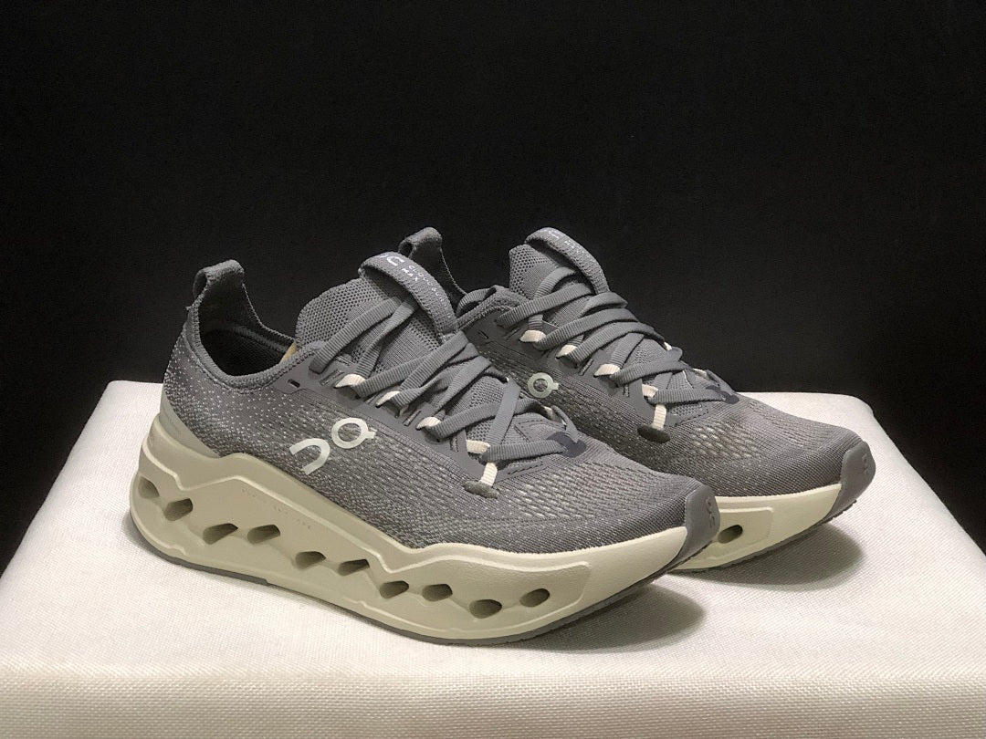 On Cloudsurfer Max Running Shoes, Asphalt Gray