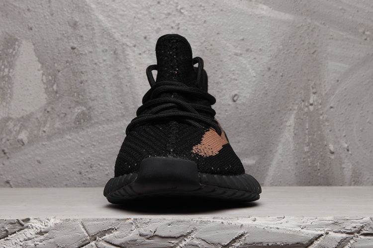 Yeezy Boost 350 V2 Black and Tan Sneakers