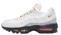 Nike Air Max 95 White Orange Sneakers