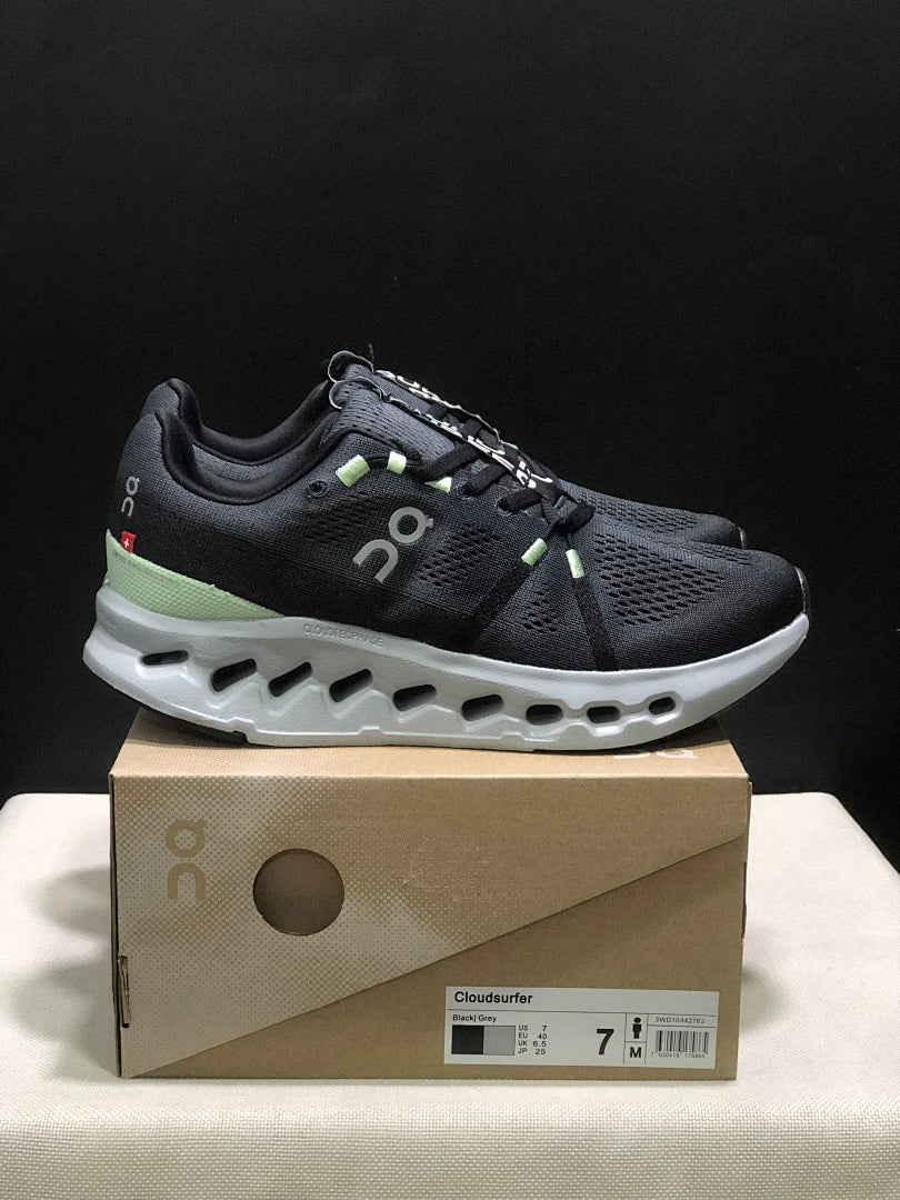 On Cloudsurfer Running Shoes in Iron Black