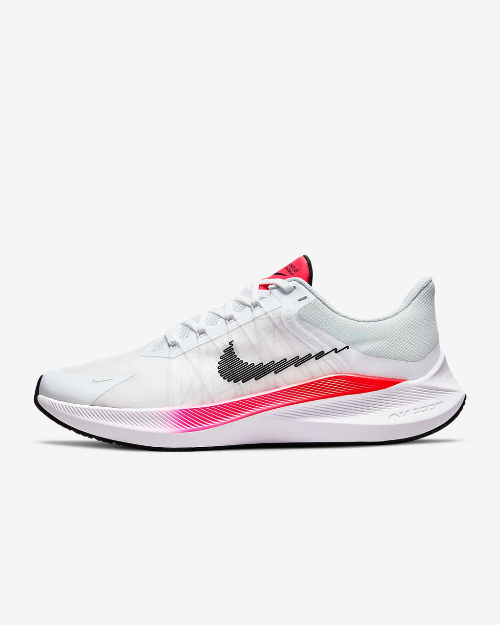 Nike Zoom Winflo 8 Running Shoes White Pink CW3419-100