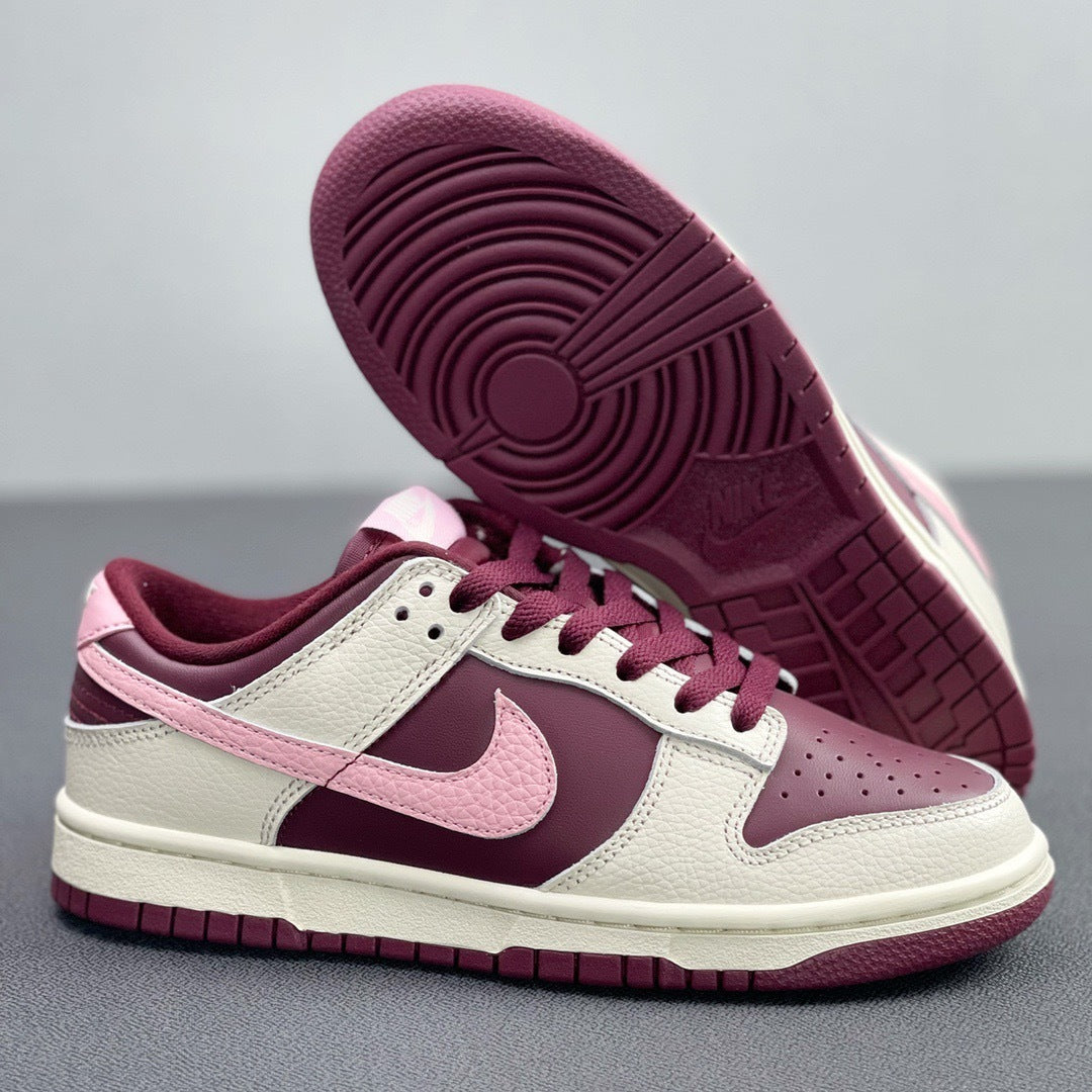 Nike Dunk Low Valentine’s Day Sneakers Burgundy Pink DR9705-100