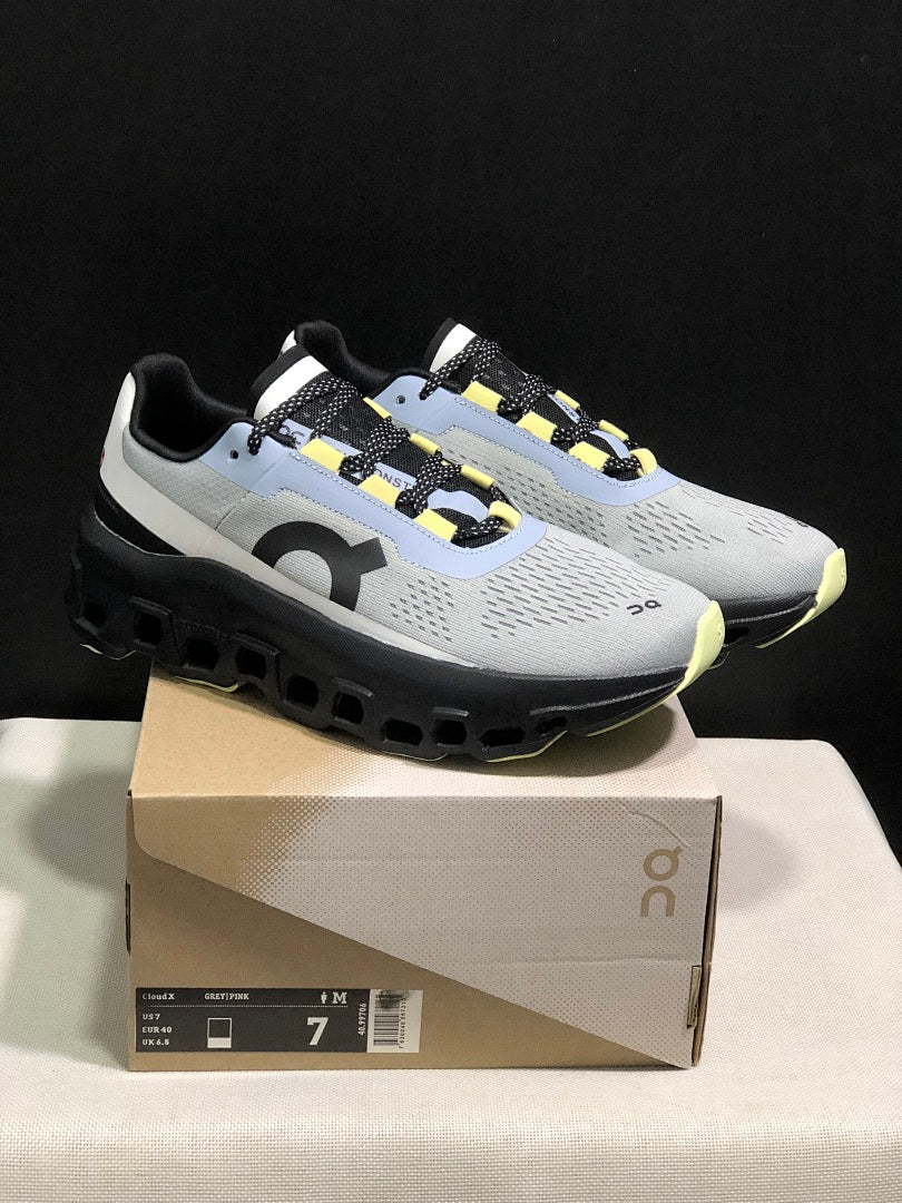 On Cloudmonster Sneakers in Fossil Gray