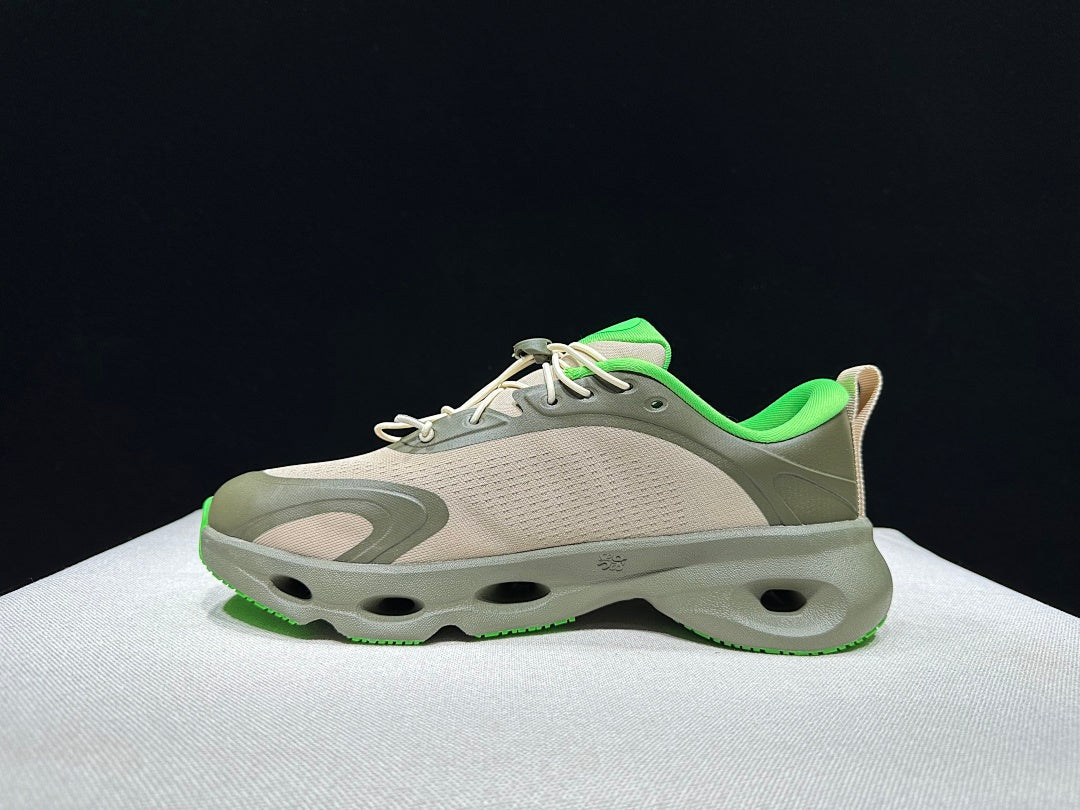 On x LOEWE Cloudventure 3.0 Sneakers in Military Green